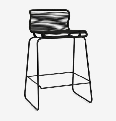 MONTANA krzesło barowe PANTON ONE 65cm clark / czerń