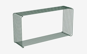 MONTANA półka modułowa / stolik kawowy PANTON WIRE EXTENDED 19 ciemnozielona QUICK SHIP