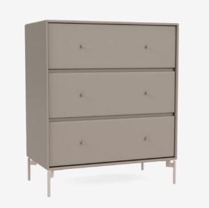 MONTANA komoda na nóżkach CARRY 141 Truffle QUICK SHIP