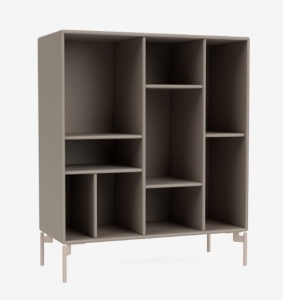 MONTANA półka / regał na nóżkach COMPILE 141 Truffle QUICK SHIP