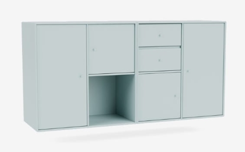 MONTANA komoda podwójna wisząca COUPLE 148 Flint QUICK SHIP