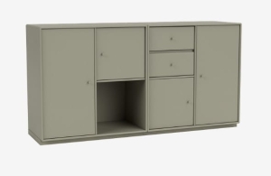 MONTANA komoda podwójna na cokole COUPLE 144 Fennel QUICK SHIP