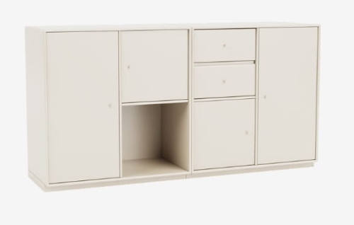 MONTANA komoda podwójna na cokole COUPLE 158 Oat QUICK SHIP