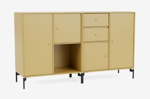 MONTANA komoda podwójna na nóżkach COUPLE 157 Cumin QUICK SHIP