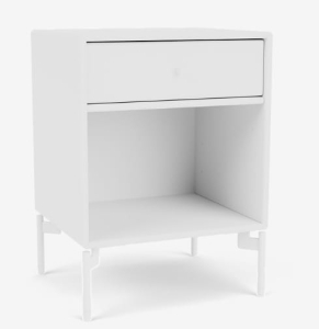 MONTANA szafka nocna na nóżkach DREAM 101 New White QUICK SHIP