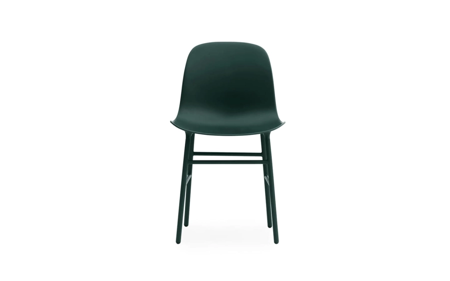 NORMANN COPENHAGEN krzesło FORM STEEL zielone