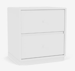 MONTANA szafka nocna na cokole DRIFT 101 New White QUICK SHIP