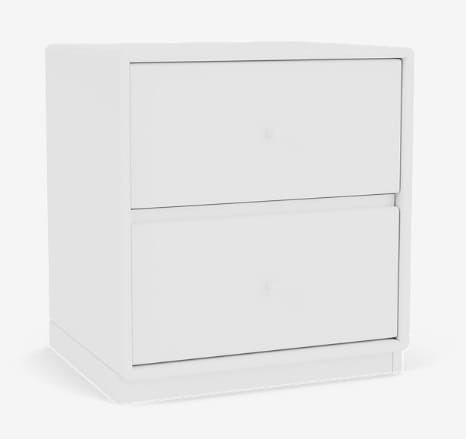 MONTANA szafka nocna na cokole DRIFT 101 New White QUICK SHIP