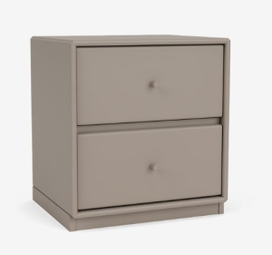 MONTANA szafka nocna na cokole DRIFT 141 Truffle QUICK SHIP