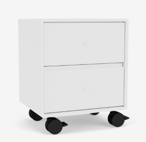 MONTANA szafka nocna na kółkach DRIFT 101 New White QUICK SHIP