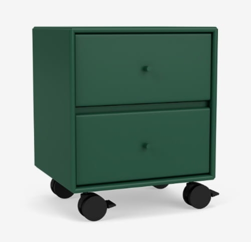 MONTANA szafka nocna na kółkach DRIFT 136 Pine QUICK SHIP