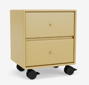 MONTANA szafka nocna na kółkach DRIFT 157 Cumin QUICK SHIP