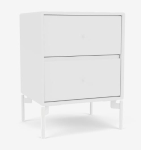 MONTANA szafka nocna na nóżkach DRIFT 101 New White QUICK SHIP