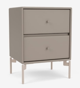 MONTANA szafka nocna na nóżkach DRIFT 141 Truffle QUICK SHIP
