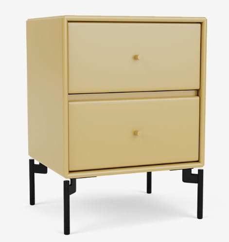 MONTANA szafka nocna na nóżkach DRIFT 157 Cumin QUICK SHIP