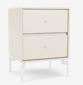 MONTANA szafka nocna na nóżkach DRIFT 158 Oat QUICK SHIP