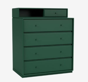 MONTANA komoda z półką na cokole KEEP 136 Pine QUICK SHIP