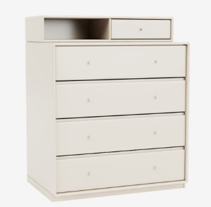 MONTANA komoda z półką na cokole KEEP 158 Oat QUICK SHIP