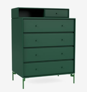 MONTANA komoda z półką na nóżkach KEEP 136 Pine QUICK SHIP