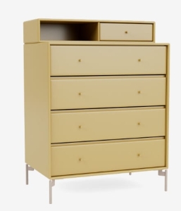 MONTANA komoda z półką na nóżkach KEEP 157 Cumin QUICK SHIP