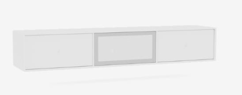 MONTANA szafka hi-fi / rtv wisząca OCTAVE V 101 New White QUICK SHIP