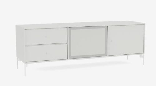 MONTANA szafka hi-fi / rtv na nóżkach OCTAVE VI 09 Nordic QUICK SHIP