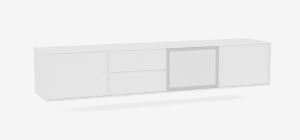 MONTANA szafka hi-fi / rtv wisząca OCTAVE VIII 101 New White QUICK SHIP