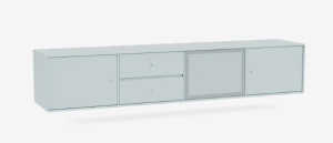 MONTANA szafka hi-fi / rtv wisząca OCTAVE VIII 148 Flint QUICK SHIP