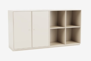 MONTANA szafka / regał na cokole PAIR 158 Oat QUICK SHIP