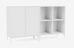 MONTANA szafka / regał na nóżkach PAIR 101 New White QUICK SHIP