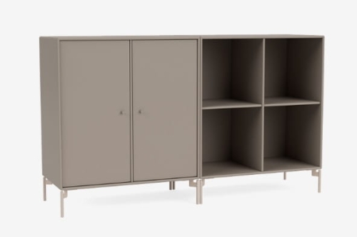 MONTANA szafka / regał na nóżkach PAIR 141 Truffle QUICK SHIP