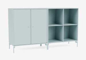 MONTANA szafka / regał na nóżkach PAIR 148 Flint QUICK SHIP