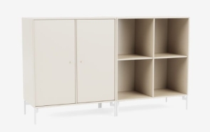 MONTANA szafka / regał na nóżkach PAIR 158 Oat QUICK SHIP