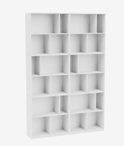 MONTANA regał na cokole READ 101 New White QUICK SHIP