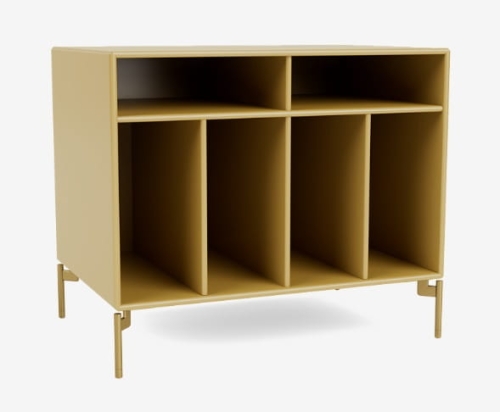 MONTANA szafka na płyty winylowe na nóżkach SPIN I 157 Cumin QUICK SHIP