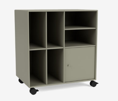 MONTANA szafka na płyty winylowe na kółkach SPIN II 144 Fennel QUICK SHIP