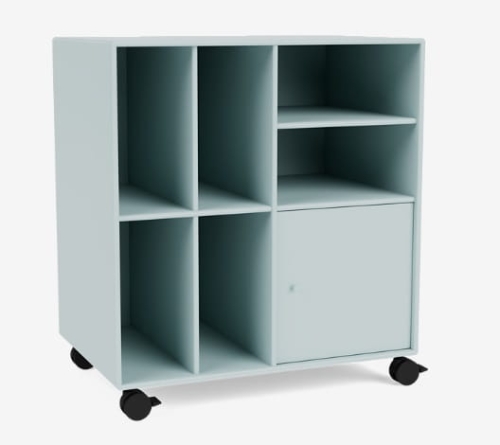 MONTANA szafka na płyty winylowe na kółkach SPIN II 148 Flint QUICK SHIP