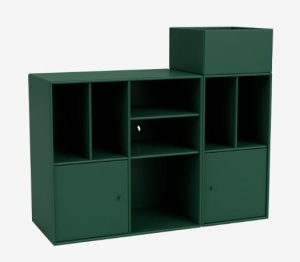 MONTANA szafka na płyty winylowe wisząca SPIN III 136 Pine QUICK SHIP