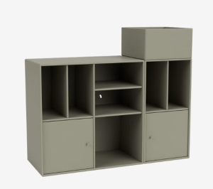 MONTANA szafka na płyty winylowe wisząca SPIN III 144 Fennel QUICK SHIP