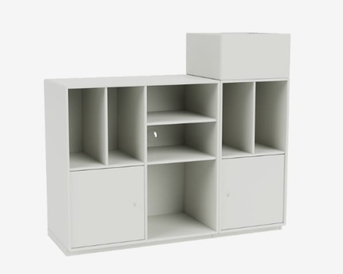 MONTANA szafka na płyty winylowe na cokole SPIN III 09 Nordic QUICK SHIP