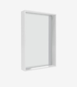MONTANA MINI lustro COLOUR FRAME SHELFIE 101 New White QUICK SHIP