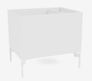 MONTANA MINI skrzynka na nóżkach COLOUR BOX 2 101 New White QUICK SHIP