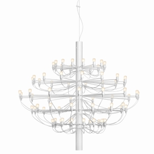 FLOS żyrandol lampa wisząca 2097/75 biała, matowe żarówki