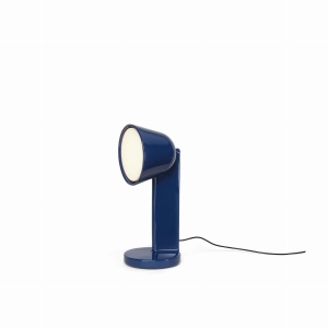 FLOS lampa stołowa CÉRAMIQUE SIDE ciemnoniebieska