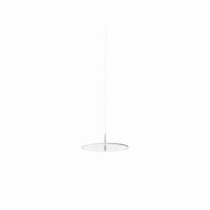 FLOS lampa wisząca MY DISC biała z podsufitką