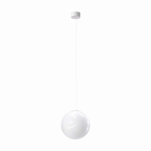 FLOS lampa wisząca MY SPHERE biała z podsufitką