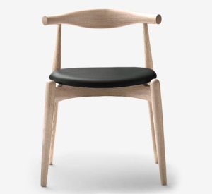 CARL HANSEN & SØN krzesło tapicerowane CH20 ELBOW  dąb olejowany bielony