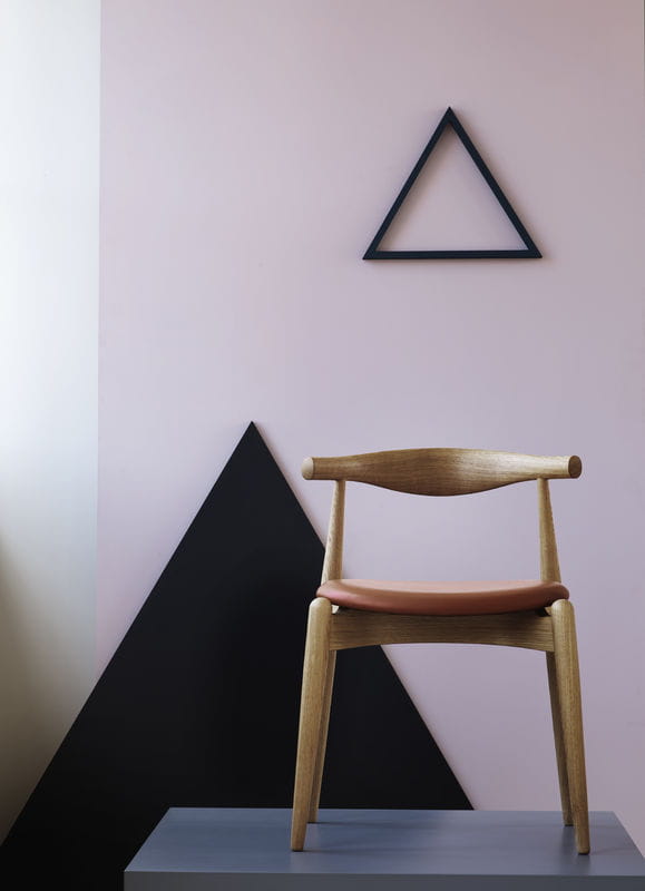 CARL HANSEN & SØN krzesło tapicerowane CH20 dąb olejowany skóra