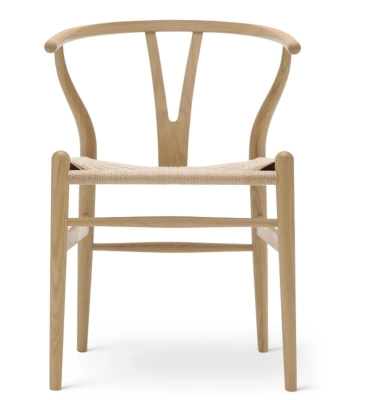CARL HANSEN & SØN krzesło CH24 WISHBONE dąb mydlony / naturalny sznur