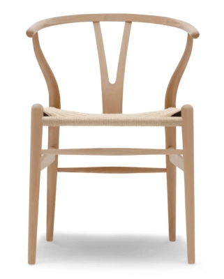 CARL HANSEN & SØN krzesło CH24 WISHBONE buk olejowany / naturalny sznur